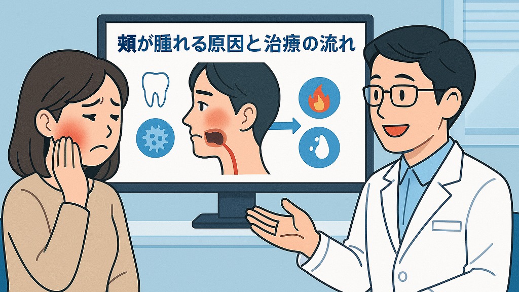 頬が腫れる原因と治療の流れ