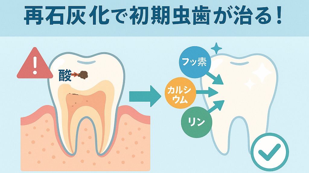 再石灰化で虫歯が治る