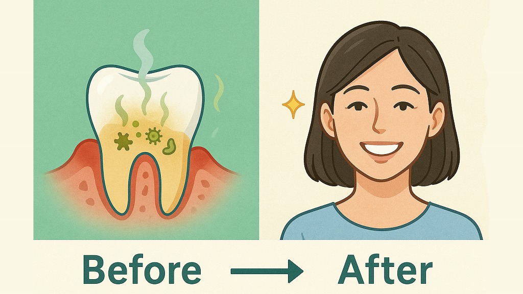 歯周病による匂いの治療法