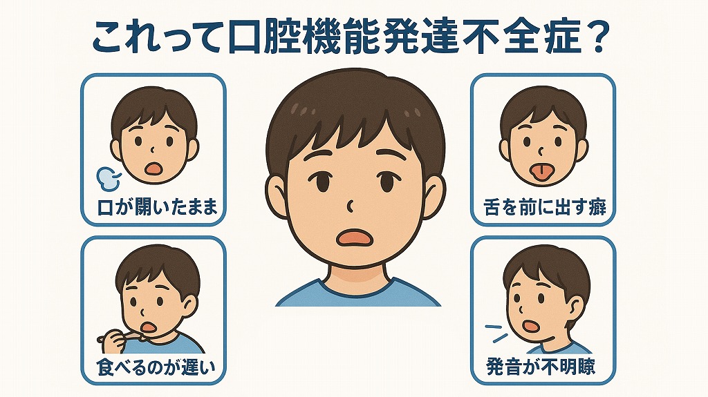 口腔機能発達不全症とは?