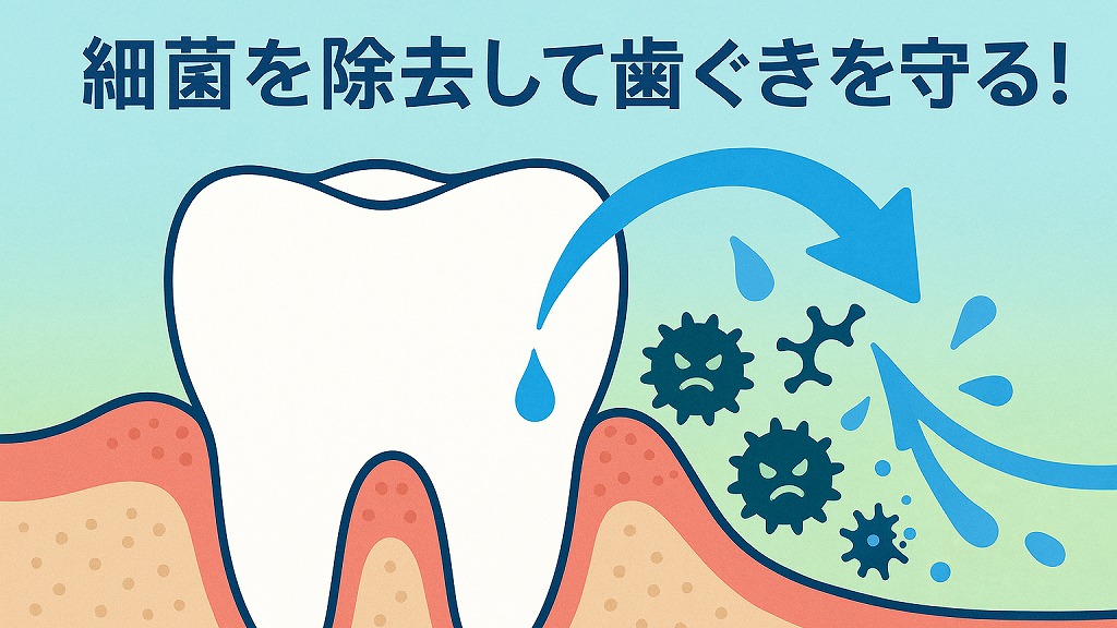 歯周病の原因は「細菌」と「炎症」