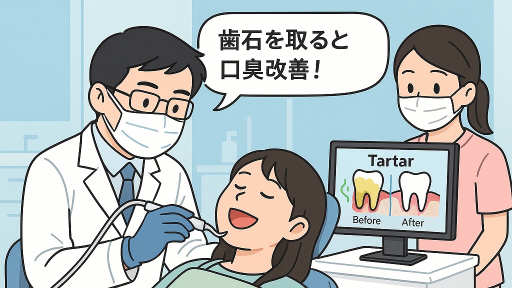 歯石のにおいを取る方法