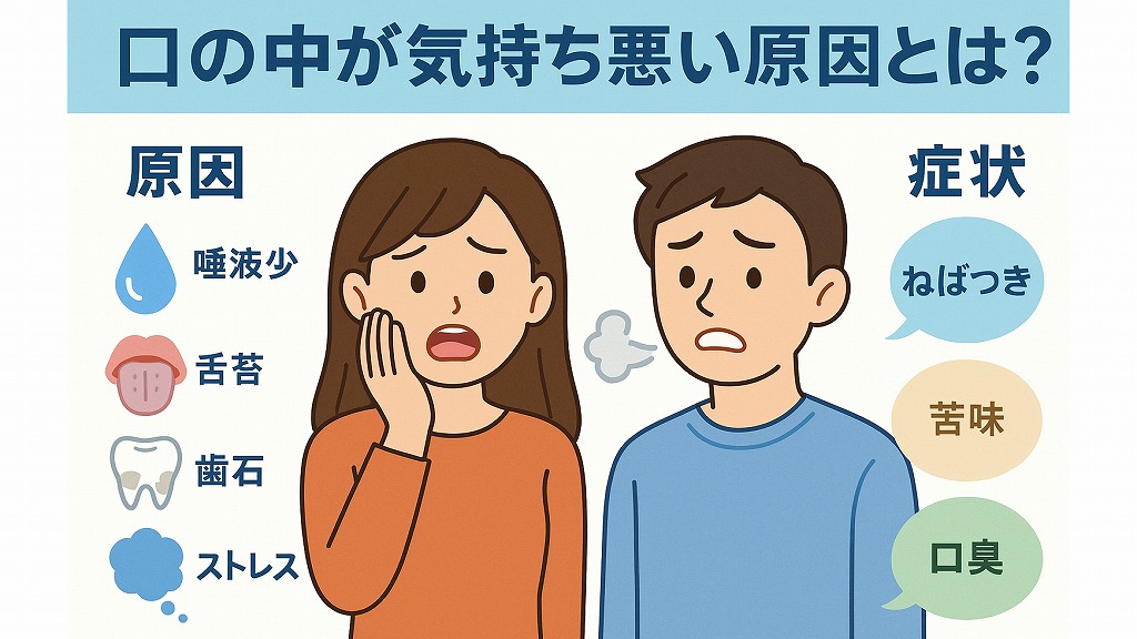 「口の中が気持ち悪い」原因