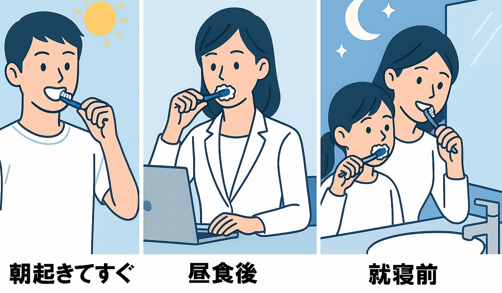 歯磨きのタイミング