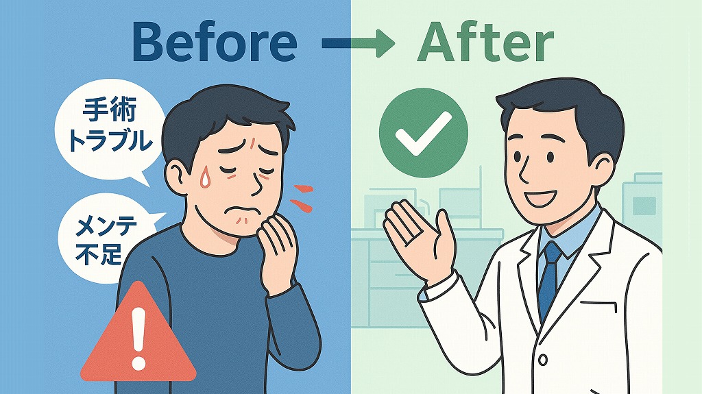 インプラントで失敗しないためのポイント