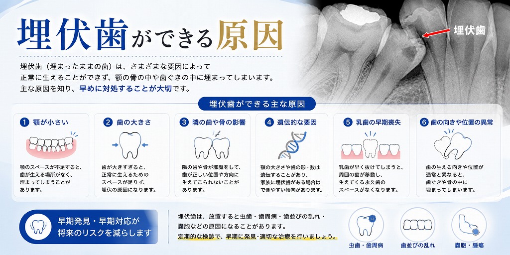 埋伏歯ができる原因