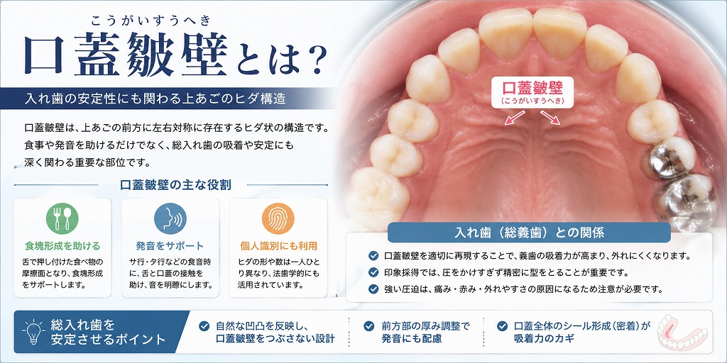 口蓋皺壁とは？