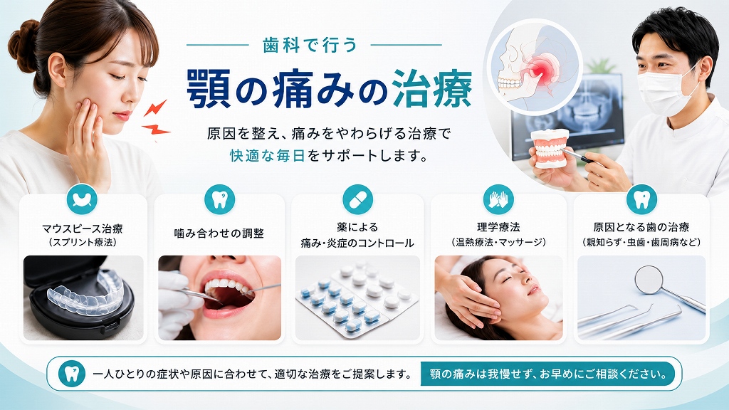 顎が痛い原因とは？