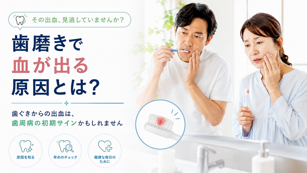 歯磨きで出血する原因とは？