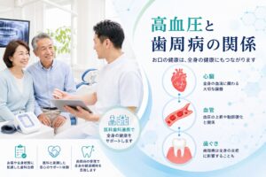 高血圧と歯周病の関係とは？血圧が高い人が知っておきたい原因・リスク・予防法