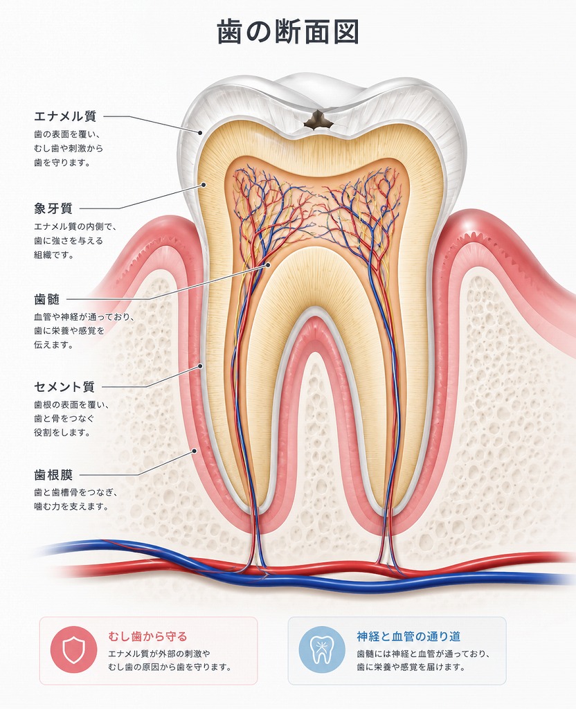 虫歯C1の模式図