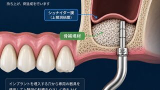 ソケットリフトとは？上顎の骨が足りなくてもインプラントが可能になる