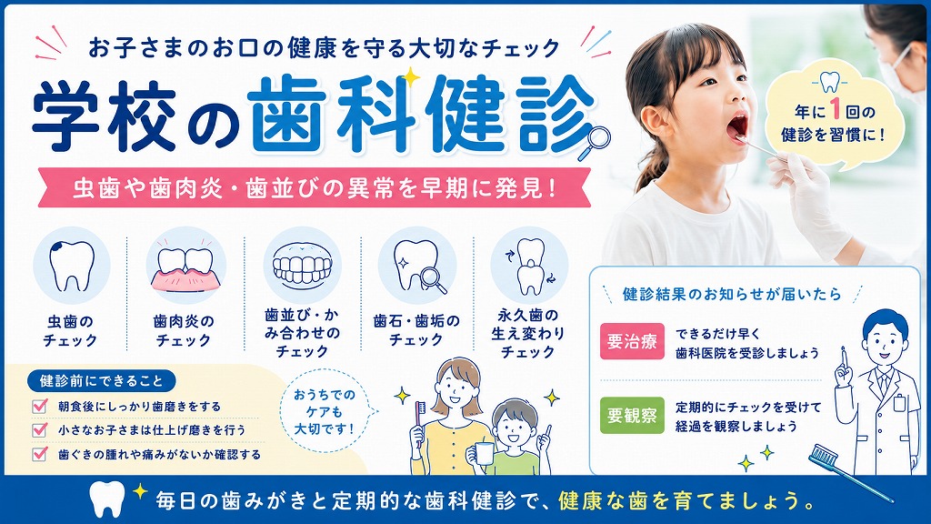 学校の歯科健診