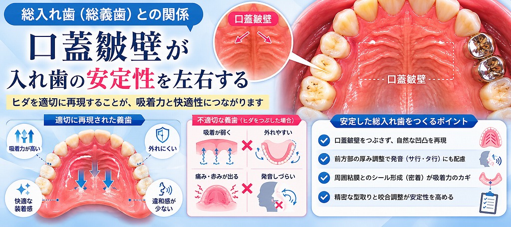 総入れ歯（総義歯）との関係