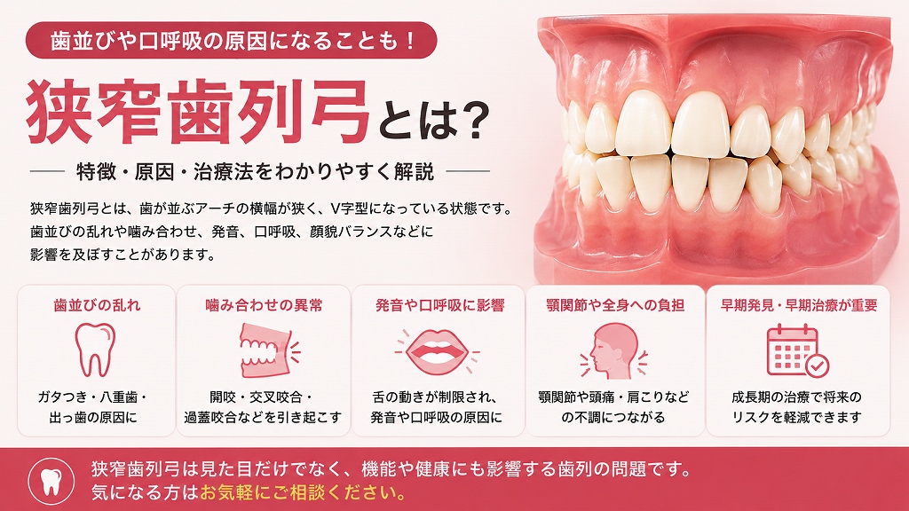 狭窄歯列弓とは？