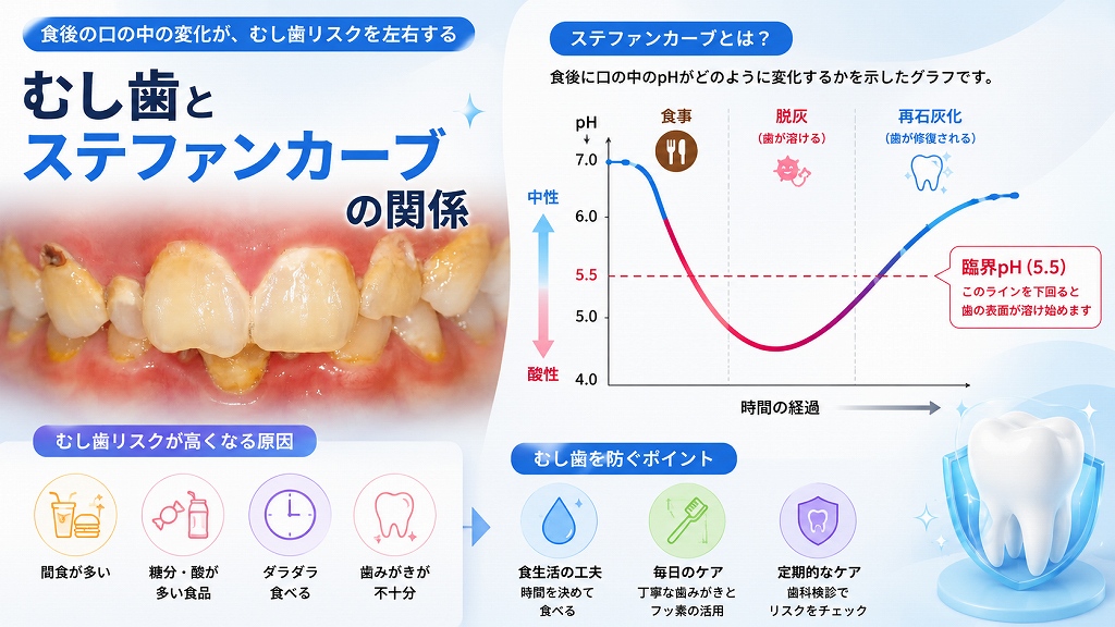 むし歯とステファンカーブの関係