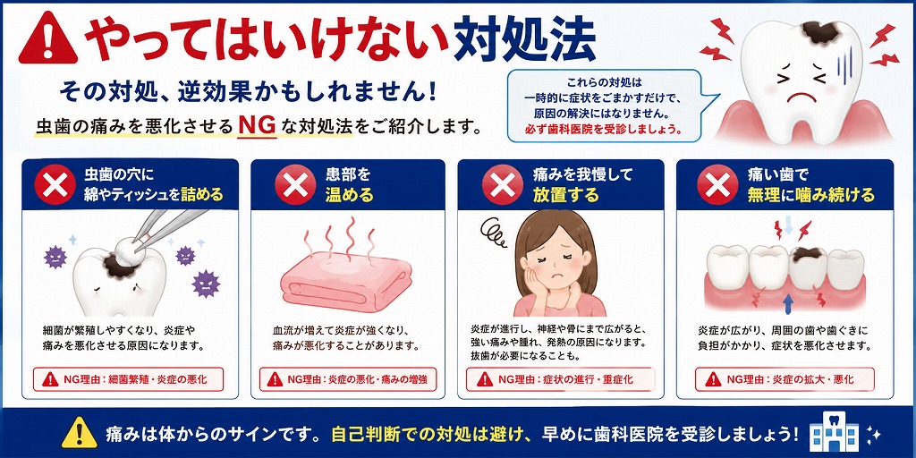 やってはいけない対処法