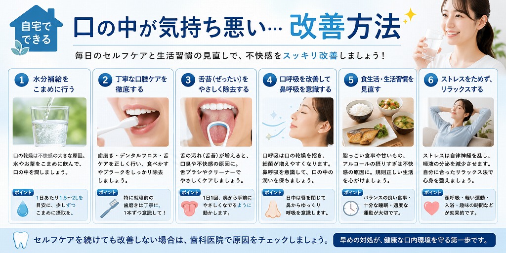 自宅でできる改善方法