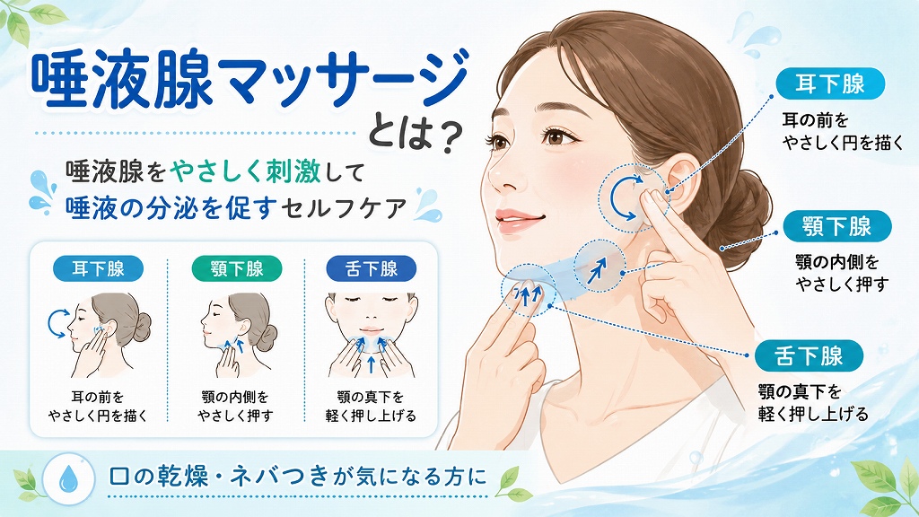 唾液腺マッサージとは？