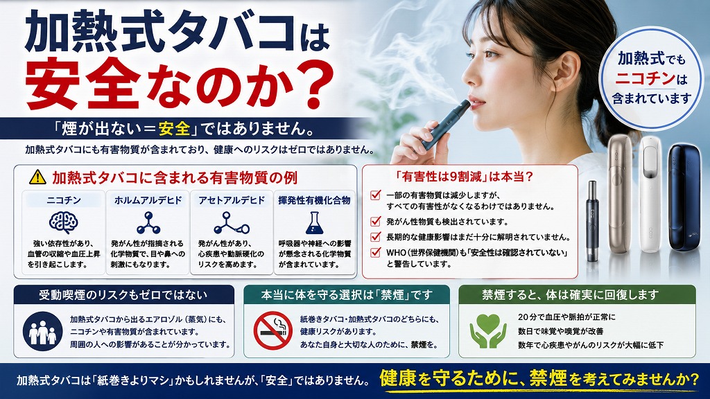 加熱式タバコは安全なのか？