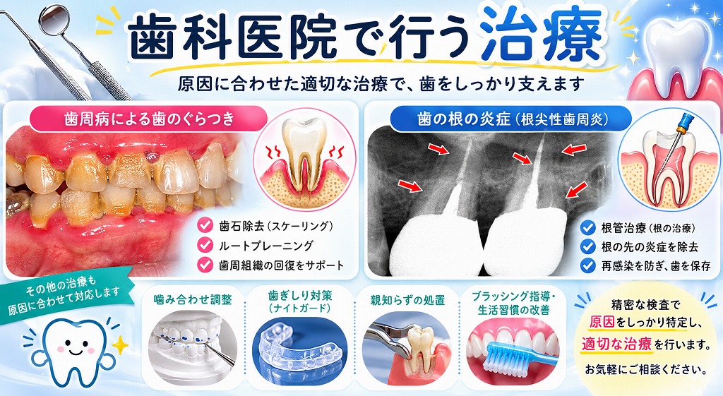 歯科医院で行う治療