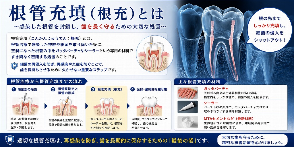 根管充填（根充）とは