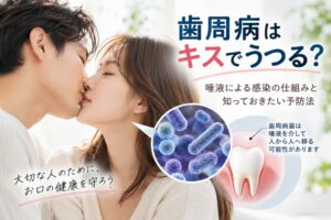 歯周病はキスでうつる？家族・子どもへの感染リスクと予防法